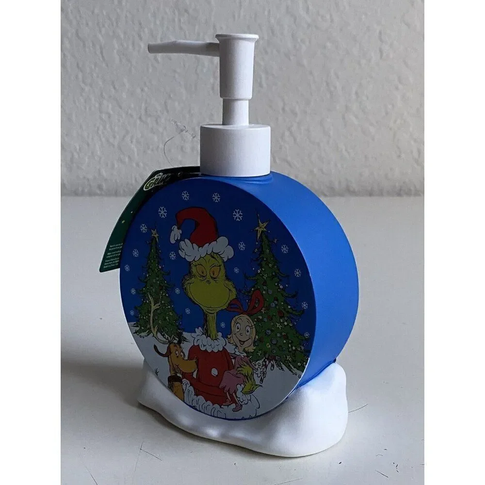 The Grinch‎ Who Stole Christmas Ceramic Soap Dispenser Pump Cindy Lou Max NEW